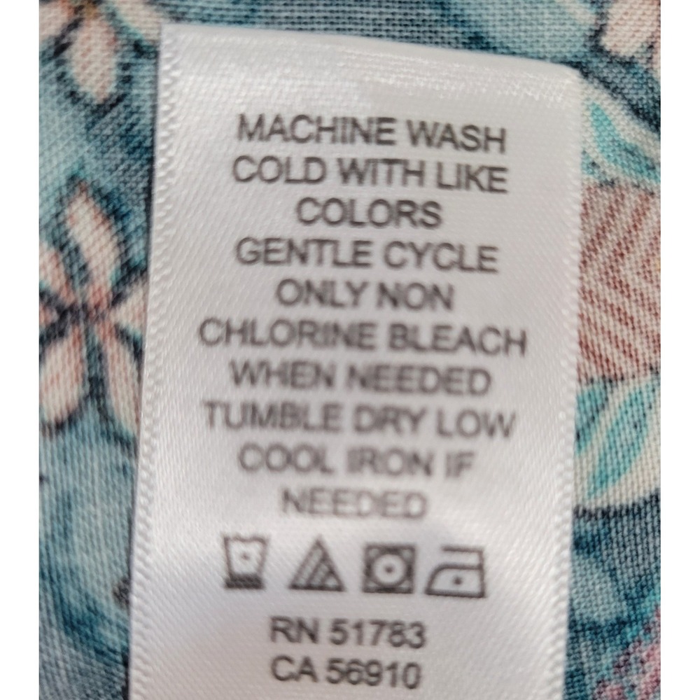 Maurices Floral Women's Dress Size 2X Puff Sleeve Tie NEW NWT Square Neck 1756 - Picture 6 of 6